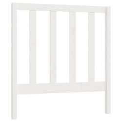 vidaXL Solid Wood Pine Bed Headboard Home Wooden Furniture Multi Colours/Sizes - White