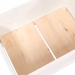 vidaXL Solid Wood Pine Planter Multi Colours 178.5x44x75 cm/245.5x44x75 cm - White, 178.5 x 44 x 75 cm - Additional view 5