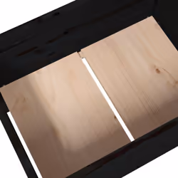 vidaXL Solid Wood Pine Planter Multi Colours 178.5x44x75 cm/245.5x44x75 cm - Black, 178.5 x 44 x 75 cm - Additional view 5