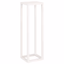 vidaXL Plant Stand Set 3 Piece Garden Holder Flower Stand Solid Wood Pine - White - Additional view 6