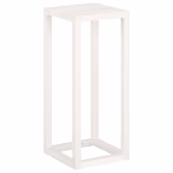 vidaXL Plant Stand Set 3 Piece Garden Holder Flower Stand Solid Wood Pine - White - Additional view 7