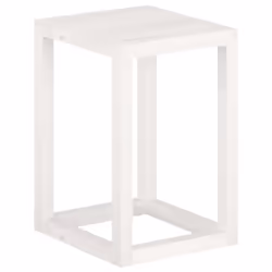 vidaXL Plant Stand Set 3 Piece Garden Holder Flower Stand Solid Wood Pine - White - Additional view 8