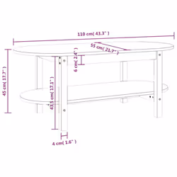 VidaXL 822289 coffee/side/end table - Additional view 7