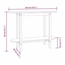 VidaXL 822299 coffee/side/end table - Additional view 8