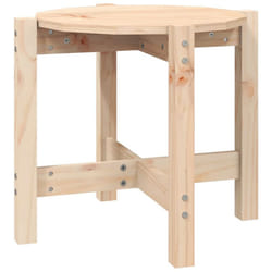 vidaXL Solid Wood Pine Coffee Table Multi Colours Ã 52.5x45 cm/Ã 62.5x45 cm - brown, Ã? 52.5 x 45 cm