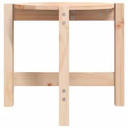 vidaXL Solid Wood Pine Coffee Table Multi Colours Ã 52.5x45 cm/Ã 62.5x45 cm - brown, Ã? 52.5 x 45 cm - Additional view 5