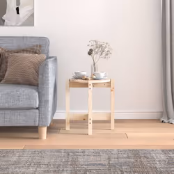 vidaXL Solid Wood Pine Coffee Table Multi Colours Ã 52.5x45 cm/Ã 62.5x45 cm - brown, Ã? 42.5 x 45 cm