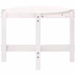 vidaXL Solid Wood Pine Coffee Table Multi Colours 118x63x45 cm/87x48x35 cm - white, 118 x 63 x 45 cm - Additional view 5