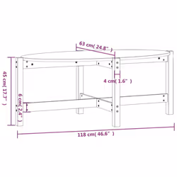 VidaXL 822319 coffee/side/end table - Additional view 7