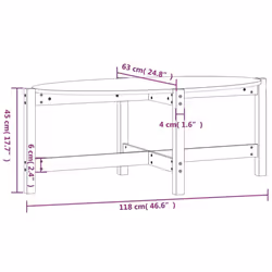 VidaXL 822321 coffee/side/end table - Additional view 7