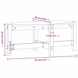 VidaXL 822326 coffee/side/end table - Additional view 8