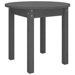 vidaXL Solid Wood Pine Coffee Table End Table Multi Colours Ã 45x40/Ã 55x45 cm - grey, Ã? 45 x 40 cm