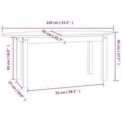 VidaXL 822344 coffee/side/end table - Additional view 8