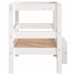 vidaXL Solid Wood Pine Dog Bed Pet Sofa Puppy Dog Couch Multi Colours/Sizes - White, 55.5 x 53.5 x 60 cm - Additional view 5