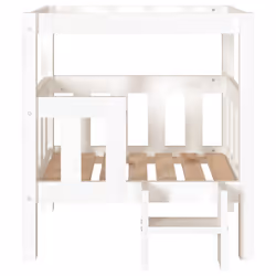 vidaXL Solid Wood Pine Dog Bed Pet Sofa Puppy Dog Couch Multi Colours/Sizes - White, 65.5 x 43 x 70  cm - Additional view 4