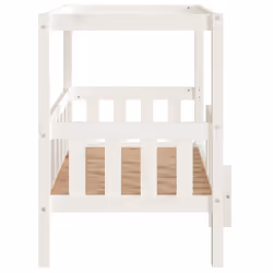 vidaXL Solid Wood Pine Dog Bed Pet Sofa Puppy Dog Couch Multi Colours/Sizes - White, 95.5 x 73.5 x 90  cm - Additional view 5