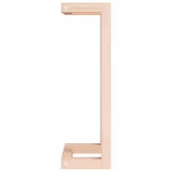 vidaXL Solid Wood Pine Towel Rack Wall-mounted Towel Hanger Holder Rack Shelf - Brown, 23 x 18 x 60 cm - Additional view 5