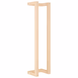 vidaXL Solid Wood Pine Towel Rack Wall-mounted Towel Hanger Holder Rack Shelf - Brown, 23 x 18 x 90 cm