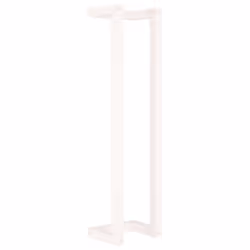 vidaXL Solid Wood Pine Towel Rack Wall-mounted Towel Hanger Holder Rack Shelf - White, 23 x 18 x 90 cm