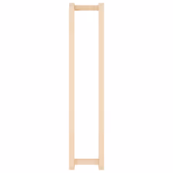 vidaXL Solid Wood Pine Towel Rack Wall-mounted Towel Hanger Holder Rack Shelf - Brown, 23 x 18 x 110 cm - Additional view 4