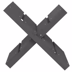 vidaXL Solid Wood Pine Log Holder Rack Lumber Storage Carrier Multi Colours - Grey - Additional view 4