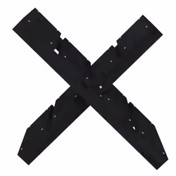 vidaXL Solid Wood Pine Log Holder Rack Lumber Storage Carrier Multi Colours - Black - Additional view 4