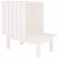 vidaXL Solid Wood Pine Cat House Wooden Pet Cabin Cat Kennel Multi Colours - white