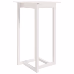 vidaXL Solid Wood Pine Bar Set 3 Piece Wooden Kitchen Bistro Set Multi Colours - White - Additional view 4