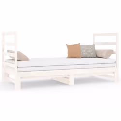 VidaXL 3124763, Sofa bed, White, Pinewood, 1955 mm, 950 mm, 300 mm