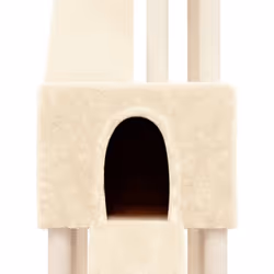 vidaXL Cat Tree with Sisal Scratching Posts Cream 190 cm Cat Scratch Tower - Additional view 5