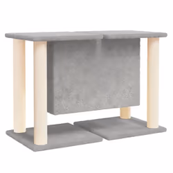 vidaXL Cat Tree with Sisal Scratching Posts 50 cm Pet Supply Multi Colours - light grey - Additional view 4