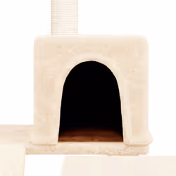 vidaXL Cat Tree with Sisal Scratching Posts 82 cm Pet Supply Multi Colours - cream - Additional view 5