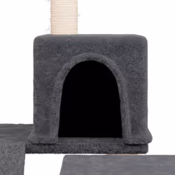 vidaXL Cat Tree with Sisal Scratching Posts 82 cm Pet Supply Multi Colours - dark grey - Additional view 5