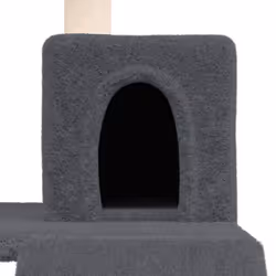 vidaXL Cat Tree with Sisal Scratching Posts 82 cm Scratch Tower Multi Colours - dark grey - Additional view 5