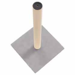 vidaXL Cat Scratching Post Light Grey 35x35x70 cm - Additional view 3