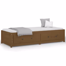 VidaXL 821587, Sofa bed, Brown, Pinewood, 2055 mm, 855 mm, 440 mm