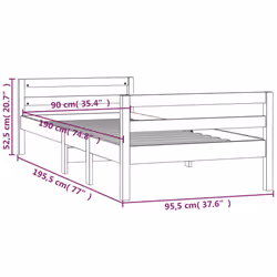 VidaXL 821635 bed frame - Additional view 8