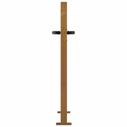vidaXL Garden Gate Driveway Gate Fence Gate Fence Corten Steel Tree Design - 105 x 105 cm - Additional view 4
