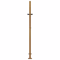 vidaXL Garden Gate Driveway Gate Fence Gate Fence Corten Steel Tree Design - 105 x 130 cm - Additional view 4