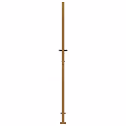 vidaXL Garden Gate Driveway Gate Fence Gate Fence Corten Steel Grass Design - 105 x 205 cm - Additional view 5