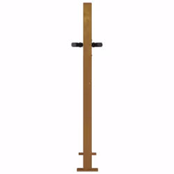 vidaXL Garden Gate Patio Outdoor Driveway Gate Fence Gate Fence Corten Steel - 105 x 80 cm - Additional view 4