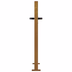 vidaXL Garden Gate Patio Outdoor Driveway Gate Fence Gate Fence Corten Steel - 105 x 105 cm - Additional view 5