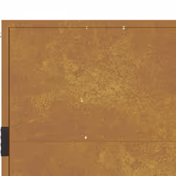 vidaXL Garden Gate Patio Outdoor Driveway Gate Fence Gate Fence Corten Steel - 105 x 205 cm - Additional view 6