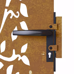 vidaXL Garden Gate Fence Gate Fence Panel 85x175 cm Corten Steel Tree Design - 85 x 175 cm - Additional view 5