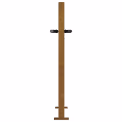 vidaXL Garden Gate Fence Gate Fence Panel 105x80 cm Corten Steel Tree Design - 105 x 105 cm - Additional view 4