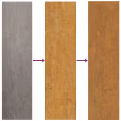 vidaXL Garden Gate Fence Gate Fence Panel 105x180 cm Corten Steel Tree Design - Additional view 8