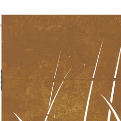 vidaXL Garden Gate Fence Gate Fence Panel 85x150 cm Corten Steel Grass Design - 85 x 125 cm - Additional view 7