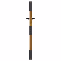 vidaXL Garden Gate Fence Gate Fence Panel 85x200 cm Corten Steel Bamboo Design - 85 x 100 cm - Additional view 4