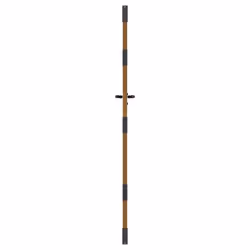 vidaXL Garden Gate Fence Gate Fence Panel 85x200 cm Corten Steel Bamboo Design - 85 x 175 cm