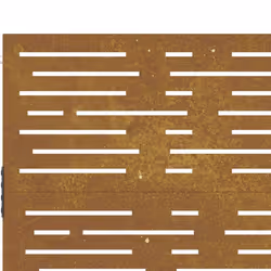 vidaXL Garden Gate Fence Gate Fence Panel 85x175 cm Corten Steel Square Design - 85 x 100 cm - Additional view 6